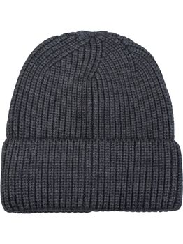 styleBREAKER Damen Beanie Mütze Feinstrick mit breiter Krempe | Elegante Wintermütze Rippstrick | Weicher Wollmix für Herbst & Winter | Warme Strickmütze One Size