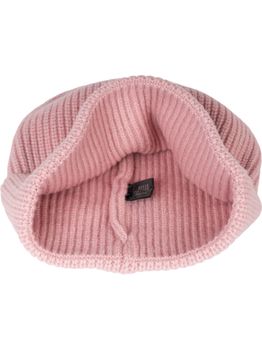 styleBREAKER Damen Beanie Mütze Feinstrick mit breiter Krempe | Elegante Wintermütze Rippstrick | Weicher Wollmix für Herbst & Winter | Warme Strickmütze One Size