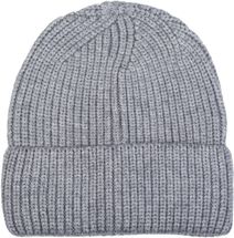 Feinstrick Beanie Mütze mit Krempe