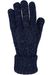 styleBREAKER Damen Strick Handschuhe mit Zopfmuster, Metallic Look und doppeltem Bund, Winter Strickhandschuhe 09010018