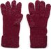 styleBREAKER Damen Strick Handschuhe mit Zopfmuster, Metallic Look und doppeltem Bund, Winter Strickhandschuhe 09010018