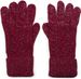 styleBREAKER Damen Strick Handschuhe mit Zopfmuster, Metallic Look und doppeltem Bund, Winter Strickhandschuhe 09010018