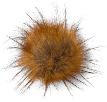 styleBREAKER Kunstfell Bommel für Mützen und Beanies, Fake Fur, Winter Fellbommel 04024161