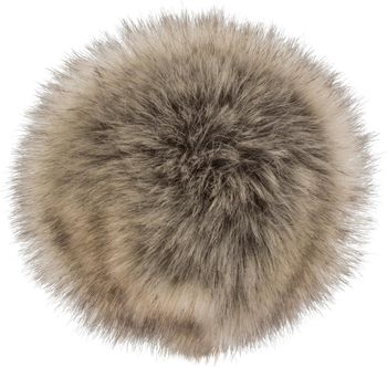 styleBREAKER Kunstfell Bommel für Mützen und Beanies, Fake Fur, Winter Fellbommel 04024161
