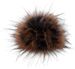 styleBREAKER Kunstfell Bommel für Mützen und Beanies, Fake Fur, Winter Fellbommel 04024161