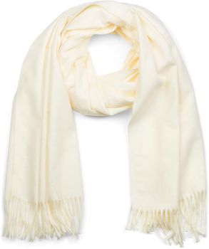 styleBREAKER Unisex Langer Schal einfarbig mit Fransen, Winter Stola Warm Unifarben, Weiches Tuch Viskose 01017104