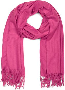 styleBREAKER Unisex Schal mit Fransen | weiches Viskose Tuch in Uni Farbe | langer Winterschal für Damen und Herren | Große Farbvielfalt