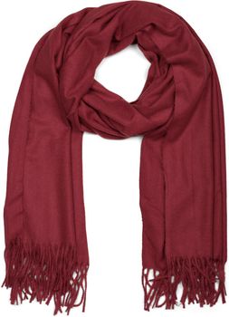 styleBREAKER Unisex Schal mit Fransen | weiches Viskose Tuch in Uni Farbe | langer Winterschal für Damen und Herren | Große Farbvielfalt