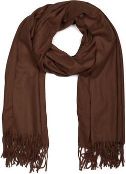 styleBREAKER Unisex Schal mit Fransen | weiches Viskose Tuch in Uni Farbe | langer Winterschal für Damen und Herren | Große Farbvielfalt
