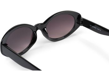 styleBREAKER Mädchen Sonnenbrille mit ovalen Gläsern und Herzchen Muster, Kunststoff Rahmen und Polycarbonat Flachgläsern, Kinder 09020088