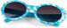 styleBREAKER Mädchen Sonnenbrille mit ovalen Gläsern und Herzchen Muster, Kunststoff Rahmen und Polycarbonat Flachgläsern, Kinder 09020088