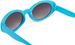 styleBREAKER Mädchen Sonnenbrille mit ovalen Gläsern und Herzchen Muster, Kunststoff Rahmen und Polycarbonat Flachgläsern, Kinder 09020088