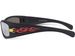 styleBREAKER Kinder Sport Sonnenbrille mit Flammen Print, Kunststoff Rahmen und Polycarbonat Gläser, Vollrand 09020089