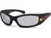 styleBREAKER Kinder Sport Sonnenbrille mit Flammen Print, Kunststoff Rahmen und Polycarbonat Gläser, Vollrand 09020089