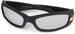 styleBREAKER Kinder Sport Sonnenbrille mit Flammen Print, Kunststoff Rahmen und Polycarbonat Gläser, Vollrand 09020089