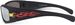 styleBREAKER Kinder Sport Sonnenbrille mit Flammen Print, Kunststoff Rahmen und Polycarbonat Gläser, Vollrand 09020089