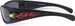 styleBREAKER Kinder Sport Sonnenbrille mit Flammen Print, Kunststoff Rahmen und Polycarbonat Gläser, Vollrand 09020089