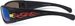 styleBREAKER Kinder Sport Sonnenbrille mit Flammen Print, Kunststoff Rahmen und Polycarbonat Gläser, Vollrand 09020089