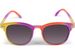styleBREAKER Kinder Nerd Sonnenbrille mit buntem Rahmen, Kunststoff Rahmen und Polycarbonat Flachgläsern 09020090