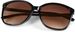 styleBREAKER Damen Sonnenbrille Oversize mit ovalen Polycarbonat Gläsern und Kunststoff Gestell, Retro Style 09020092
