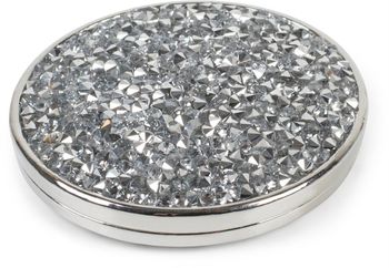 styleBREAKER Damen Magnet Schmuck Anhänger rund mit Strass, für Schals, Tücher oder Ponchos, Brosche 05050074