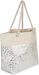 styleBREAKER Damen XXL Strandtasche mit Metallic Leoparden Animal Print und Reißverschluss, Schultertasche, Shopper 02012282