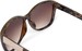 styleBREAKER Damen Oversize Sonnenbrille mit Metall Detail am Bügel, ovalen Polycarbonat Gläsern und Kunststoff Gestell, Retro Style 09020099