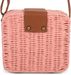 styleBREAKER Damen geflochtene Umhängetasche im Bohemian Style, Rattan Optik, Schultertasche, Crossbody Bag, Korbtasche 02012295