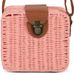 styleBREAKER Damen geflochtene Umhängetasche im Bohemian Style, Rattan Optik, Schultertasche, Crossbody Bag, Korbtasche 02012295