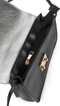 styleBREAKER Damen Crossbody Clutch in Schlangen Optik, Umhängetasche, Schultertasche, Tasche 02012296