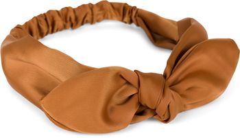 styleBREAKER Damen Haarband einfarbig mit Schleife und Gummizug, Stirnband, Headband, Pinup, Rockabilly, Haarschmuck 04026035