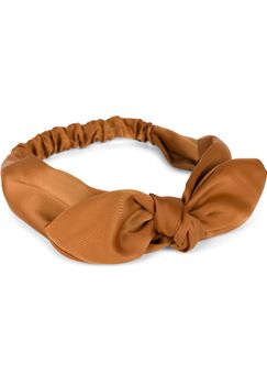 styleBREAKER Damen Haarband einfarbig mit Schleife und Gummizug, Stirnband, Headband, Pinup, Rockabilly, Haarschmuck 04026035