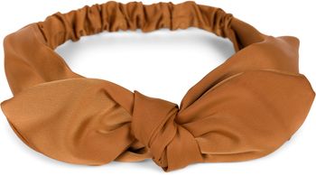 styleBREAKER Damen Haarband einfarbig mit Schleife und Gummizug, Stirnband, Headband, Pinup, Rockabilly, Haarschmuck 04026035