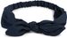 styleBREAKER Damen Haarband einfarbig mit Schleife und Gummizug, Stirnband, Headband, Pinup, Rockabilly, Haarschmuck 04026035