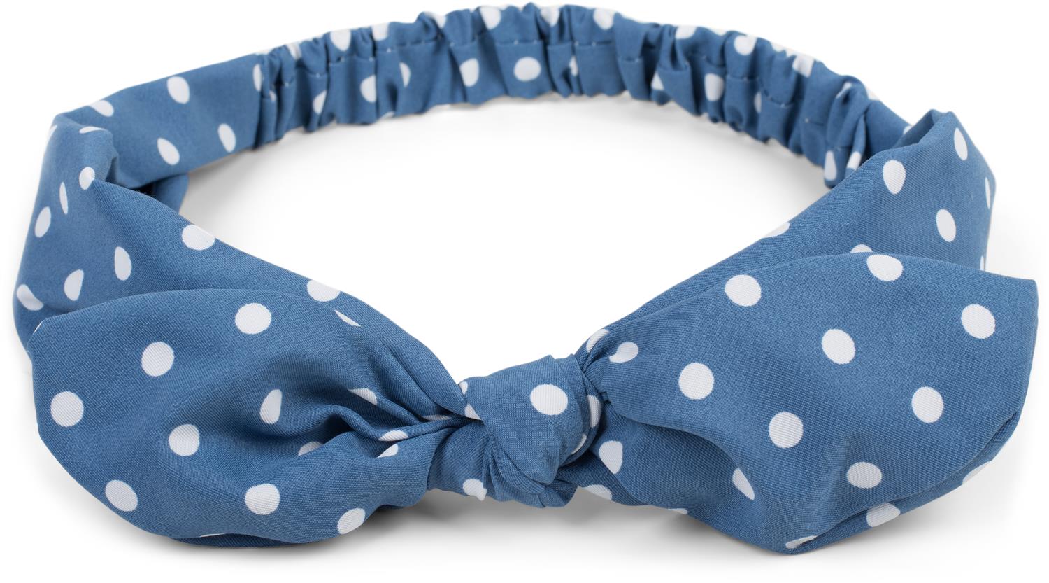 Stirnband Schleife und Gummizug styleBREAKER Damen Haarband mit Punkte Muster Pinup Rockabilly 04026036 Headband