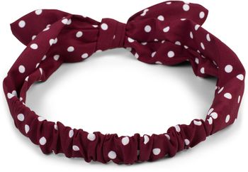 styleBREAKER Damen Haarband mit Punkte Muster, Schleife und Gummizug, Stirnband, Headband, Pinup, Rockabilly, Haarschmuck 04026036