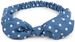 styleBREAKER Damen Haarband mit Punkte Muster, Schleife und Gummizug, Stirnband, Headband, Pinup, Rockabilly, Haarschmuck 04026036