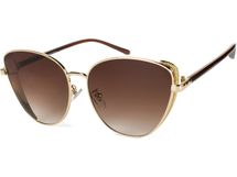 Cateye Sonnenbrille mit Glitzer Side Shield