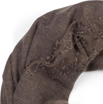 styleBREAKER Unisex Loop Schal mit strukturierter Oberfläche im Destroyed Vintage Look, Schlauchschal, Tuch 01016191