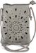 styleBREAKER Damen Mini Bag Umhängetasche mit Cutouts in Ethno Blumen Form und Nieten, Schultertasche, Handtasche, Tasche 02012304