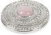 styleBREAKER Damen Magnet Schmuck Brosche rund mit Strass und großer Perle, für Schals, Tücher oder Ponchos, Anhänger 05050082