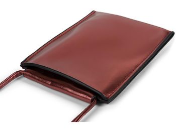 styleBREAKER Damen Handy Umhängetasche in Metallic, Schultertasche, Handy-Tragetasche, Mini Bag 02012307