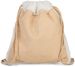 styleBREAKER Turnbeutel mit weicher Oberfläche und gefüttert mit Teddyfell, Rucksack, Beutel, Unisex 02012309