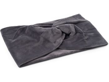 styleBREAKER Damen Stirnband in Samt Optik mit Twist Knoten, warmes Haarband, Headband, Haarschmuck 04026040