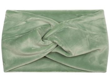 styleBREAKER Damen Stirnband in Samt Optik mit Twist Knoten, warmes Haarband, Headband, Haarschmuck 04026040