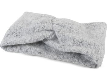 styleBREAKER Damen Feinstrick Stirnband mit Twist Knoten | warmes Winter Haarband mit weicher Oberfläche | elastisches Headband Ohrwärmer 15 cm breit