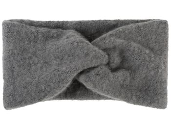 styleBREAKER Damen Feinstrick Stirnband mit Twist Knoten | warmes Winter Haarband mit weicher Oberfläche | elastisches Headband Ohrwärmer 15 cm breit