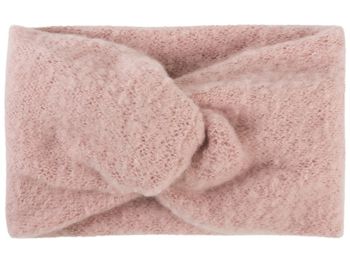 styleBREAKER Damen Feinstrick Stirnband mit Twist Knoten | warmes Winter Haarband mit weicher Oberfläche | elastisches Headband Ohrwärmer 15 cm breit