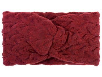 styleBREAKER Damen Strick Stirnband mit Zopfmuster und Twist Knoten, warmes Winter Haarband, Headband, gestrickt 04026044