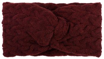 styleBREAKER Damen Strick Stirnband mit Zopfmuster und Twist Knoten, warmes Winter Haarband, Headband, gestrickt 04026044